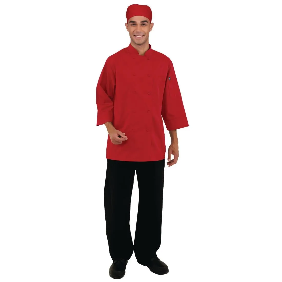 B106-XXL Chef Works Unisex Jacket Red