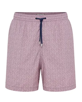 Canali Micro Weave Quick Dry Swim Shorts (Ruddy Pink)