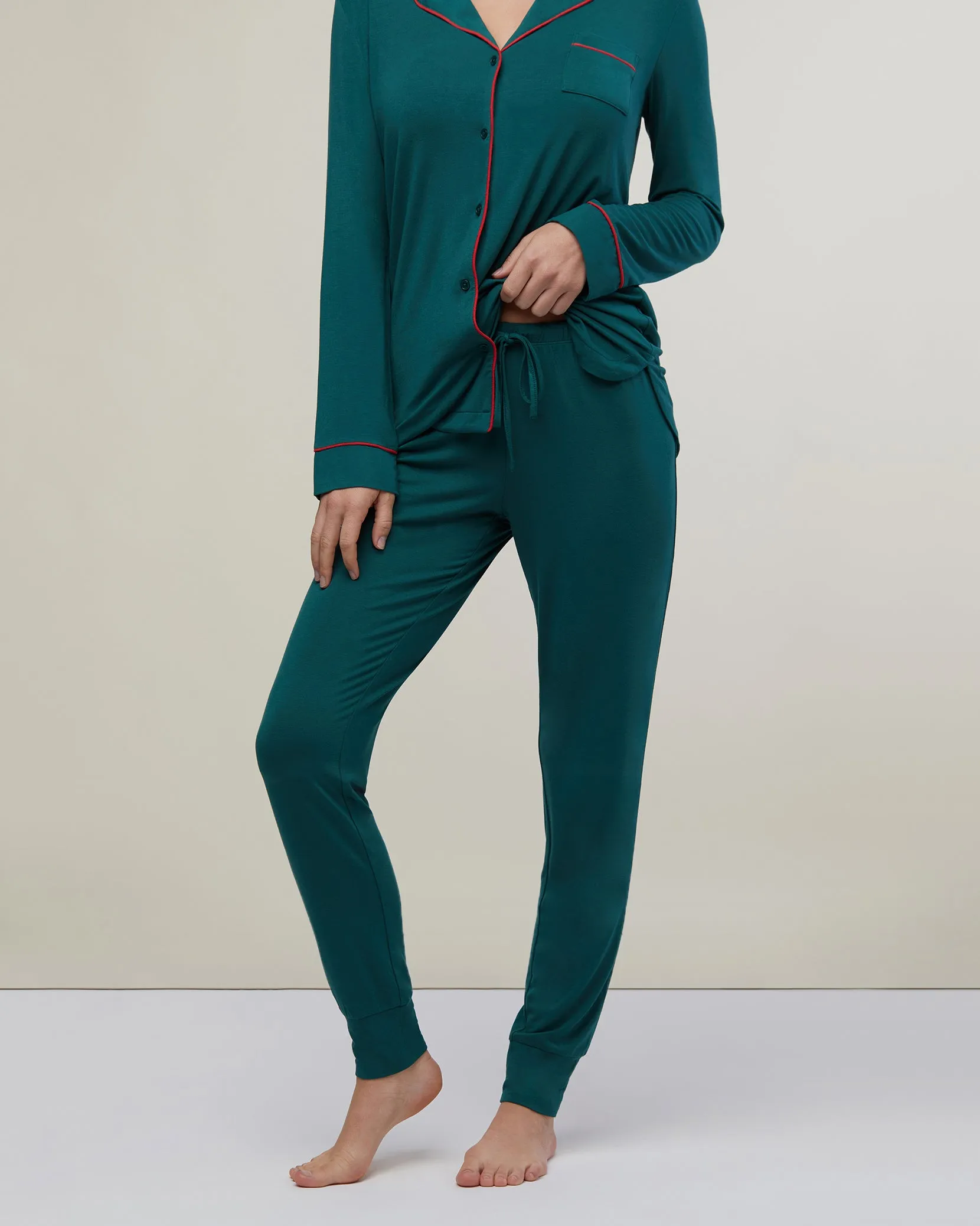 Long Sleeve Pant Jersey Pajamas