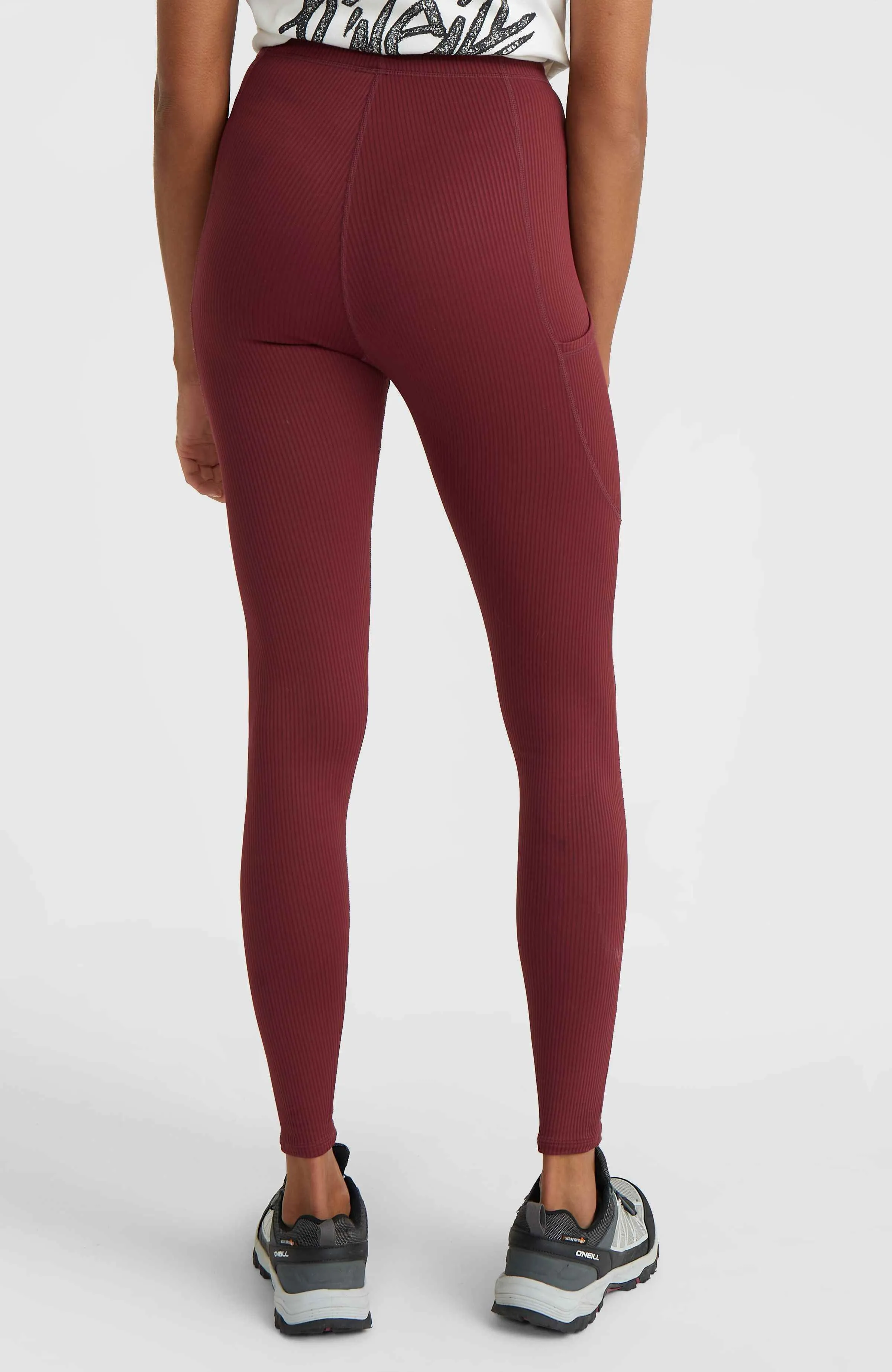 O'Neill TRVLR Series Ribbed Leggings | Windsor Wine