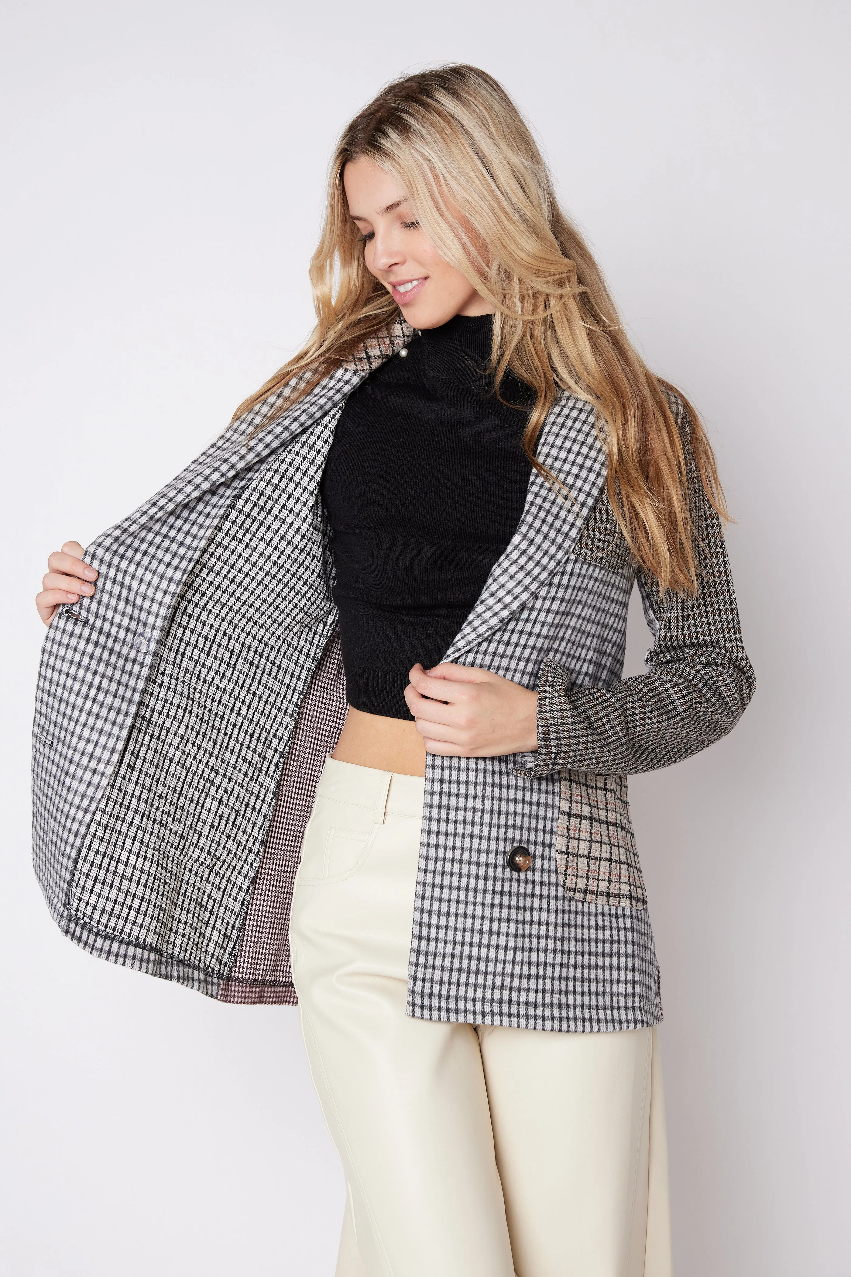 SALE - Blake Mixed Plaid Blazer