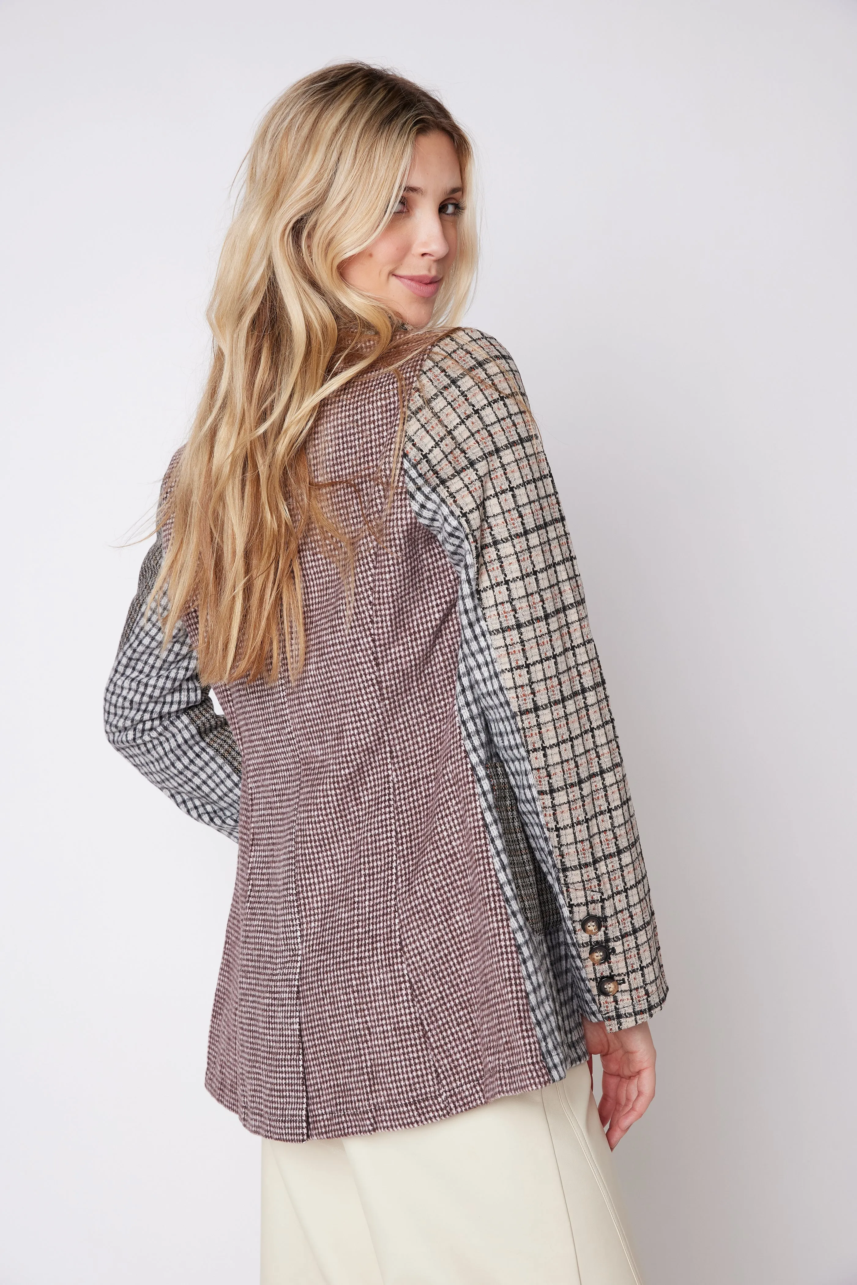 SALE - Blake Mixed Plaid Blazer
