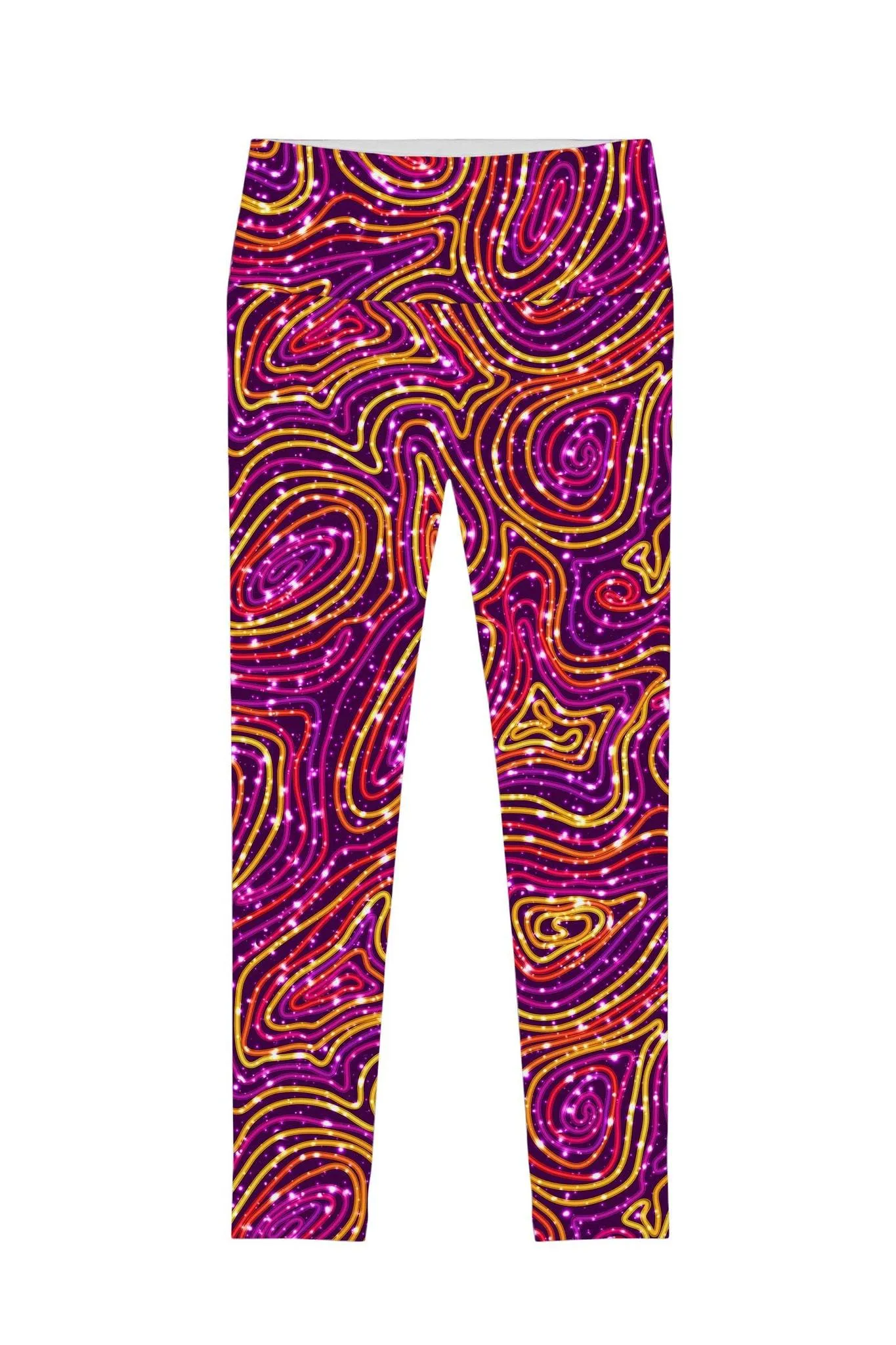 Vibrant Galaxy Lucy Printed Performance Leggings - Women